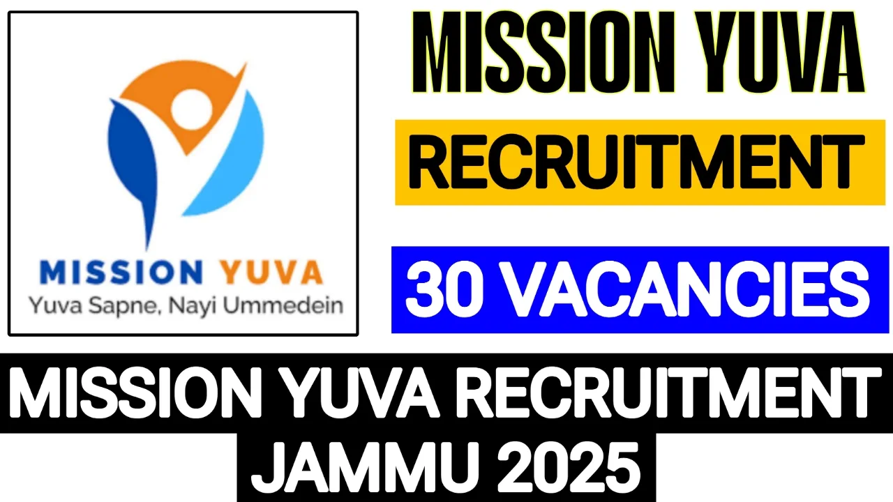 Mission YUVA Recruitment Jammu 2025