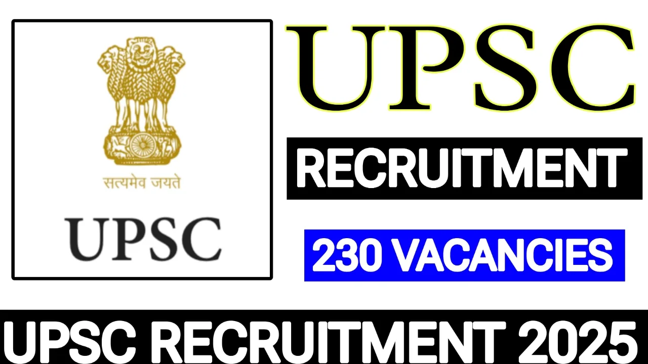 UPSC Recruitment 2025